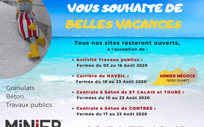 Nous vous souhaitons de bonnes vacances !