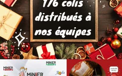 176 colis distribués à nos équipes