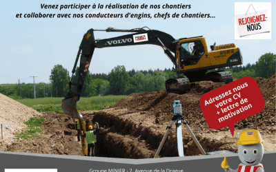 MINIER TRAVAUX PUBLICS recrute des manoeuvres